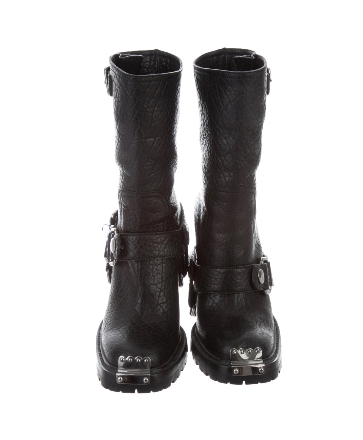 HARNESS LEATHER BIKER BOOT