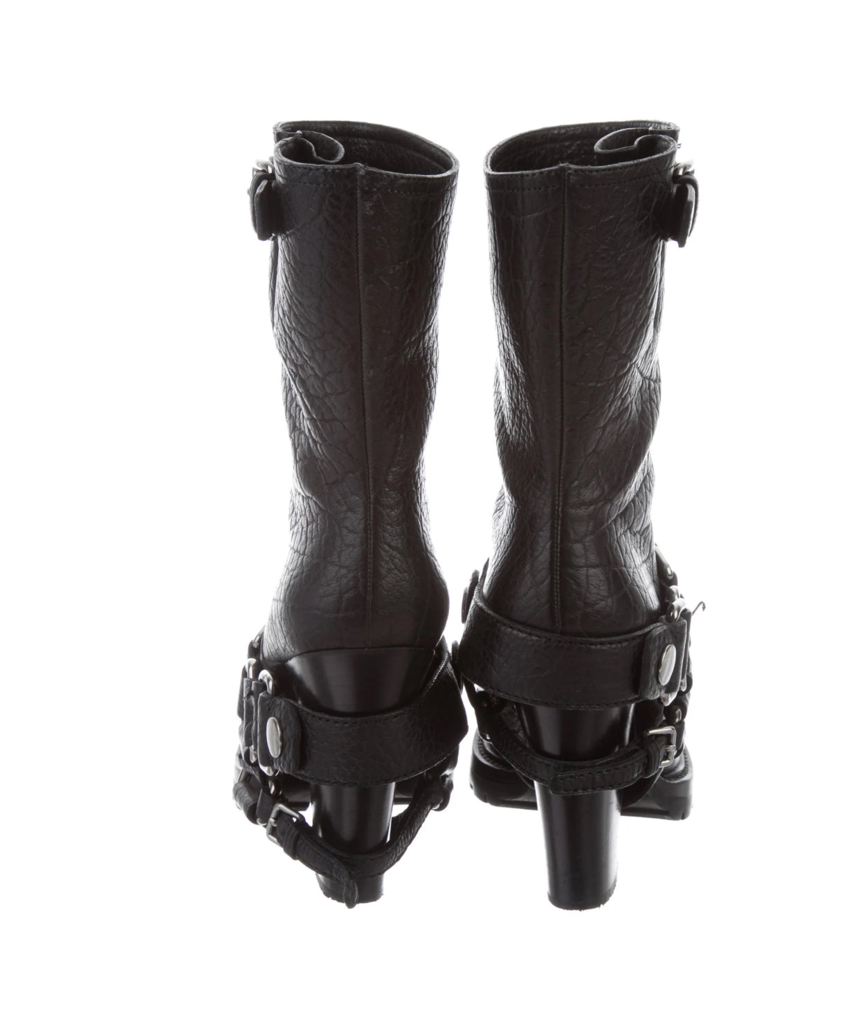 HARNESS LEATHER BIKER BOOT