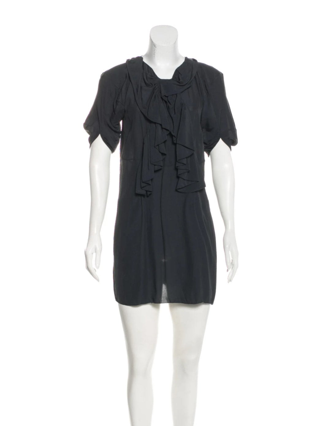 Ruffle 3/4 Sleeve Mini Dress