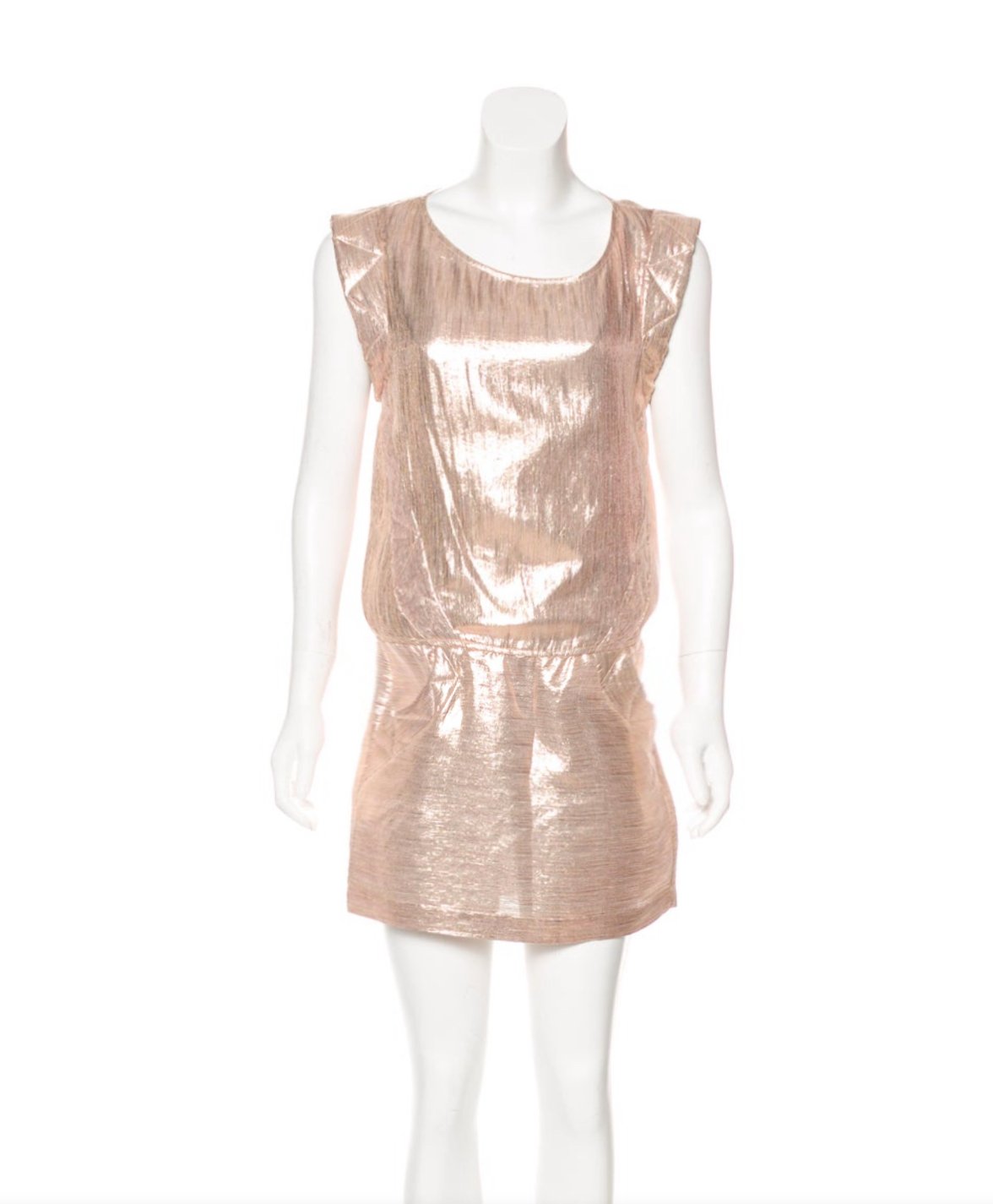 Metallic  Sleeveless Dress
