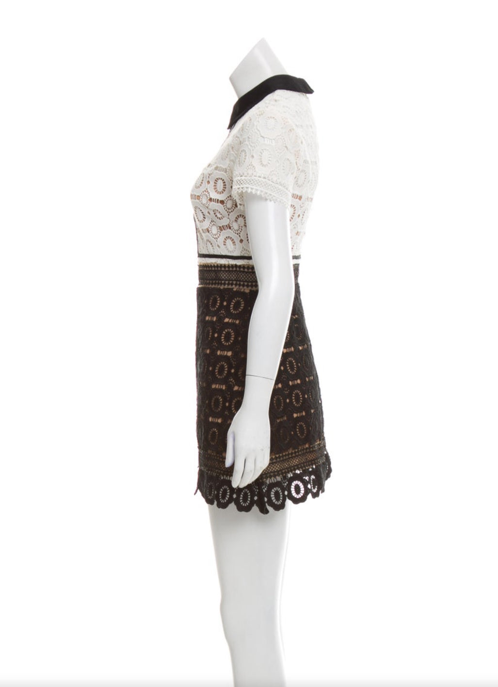 Lace Tailored A Line Dress