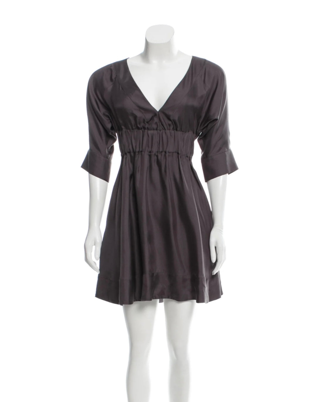 Silk Empire Waist Dress