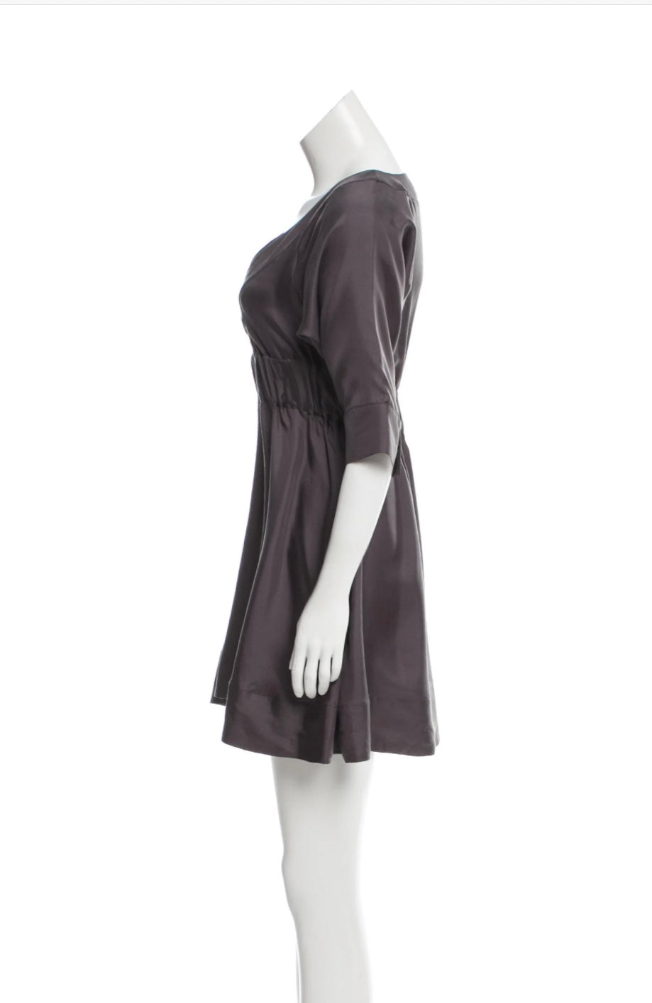 Silk Empire Waist Dress