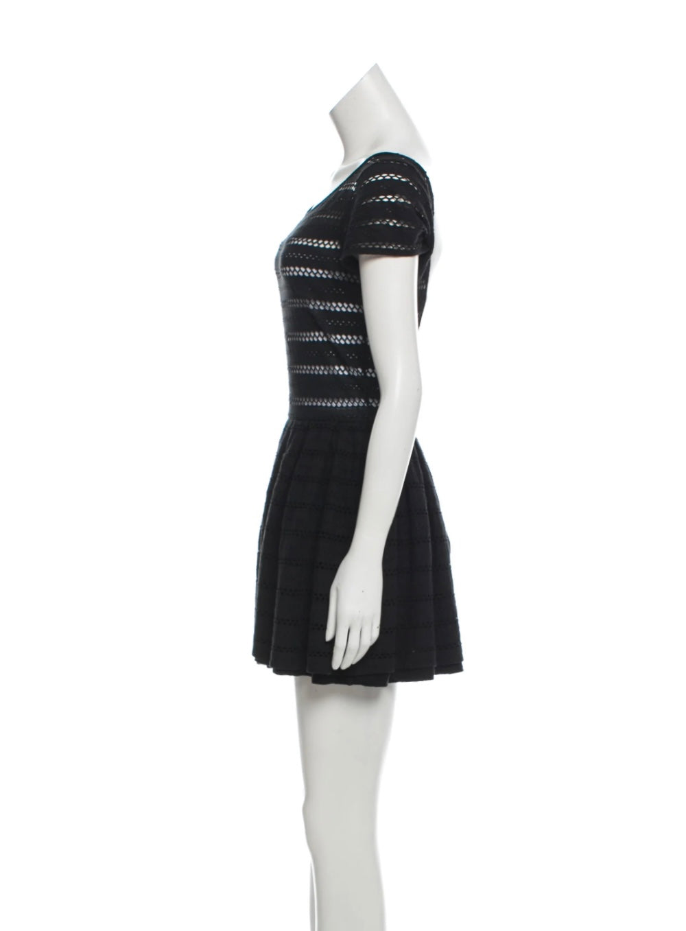 Eyelet Open Back Dress