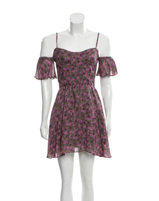 Floral Mini Slip Dress