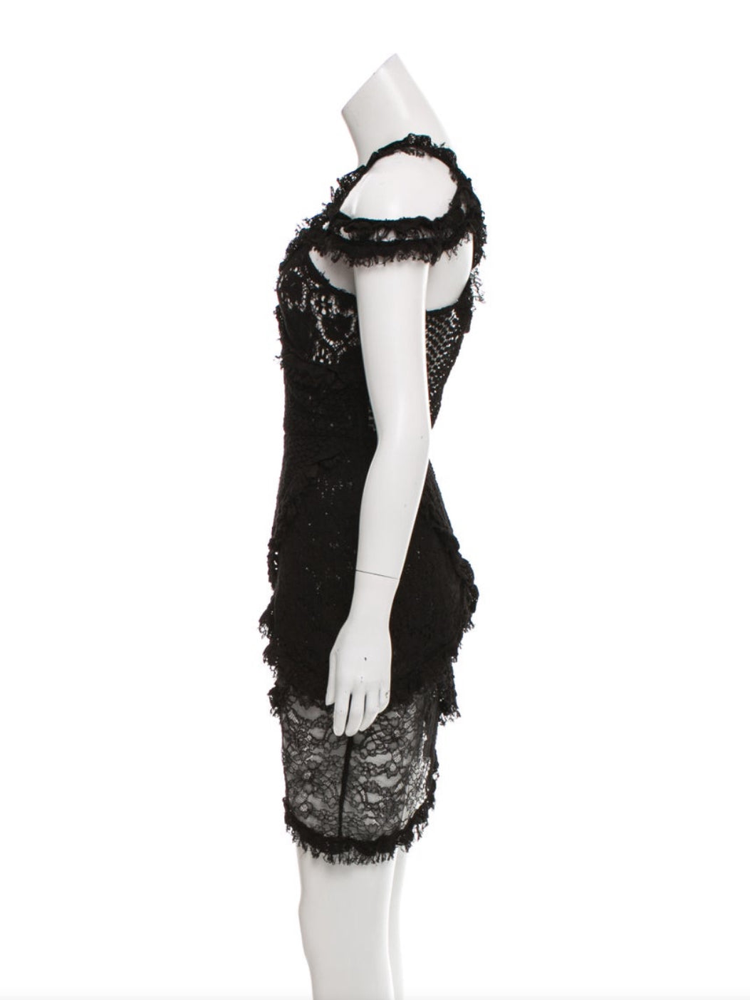 Knit Crochet Asymmetrical Dress