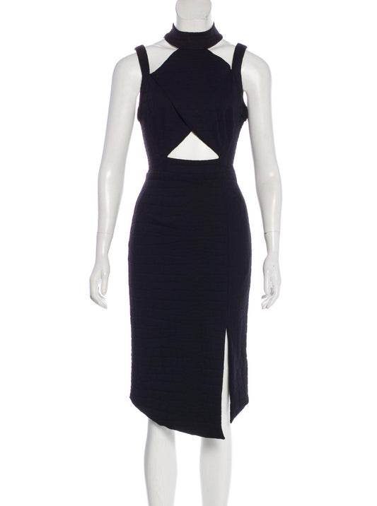 Cutout Sleeveless Midi Dress