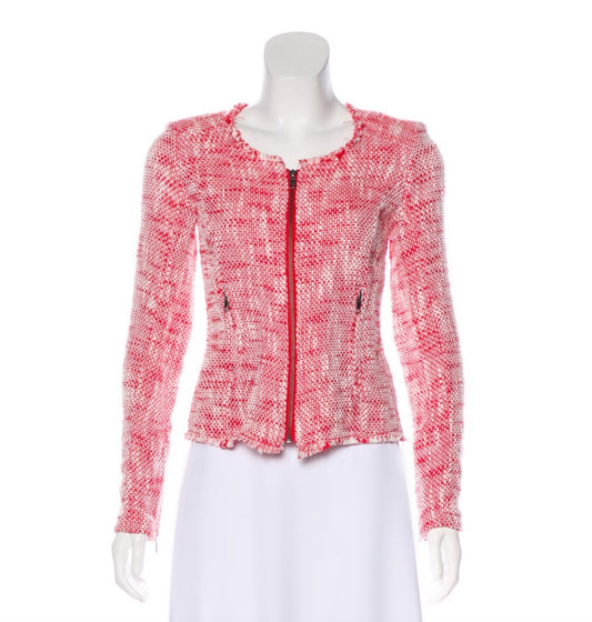K Raw Edge Zip Jacket