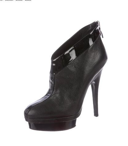 Lambskin Platform Booties
