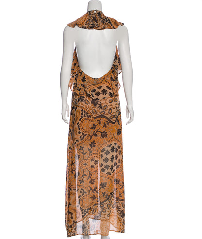 Retro Chic Flower Maxi dress