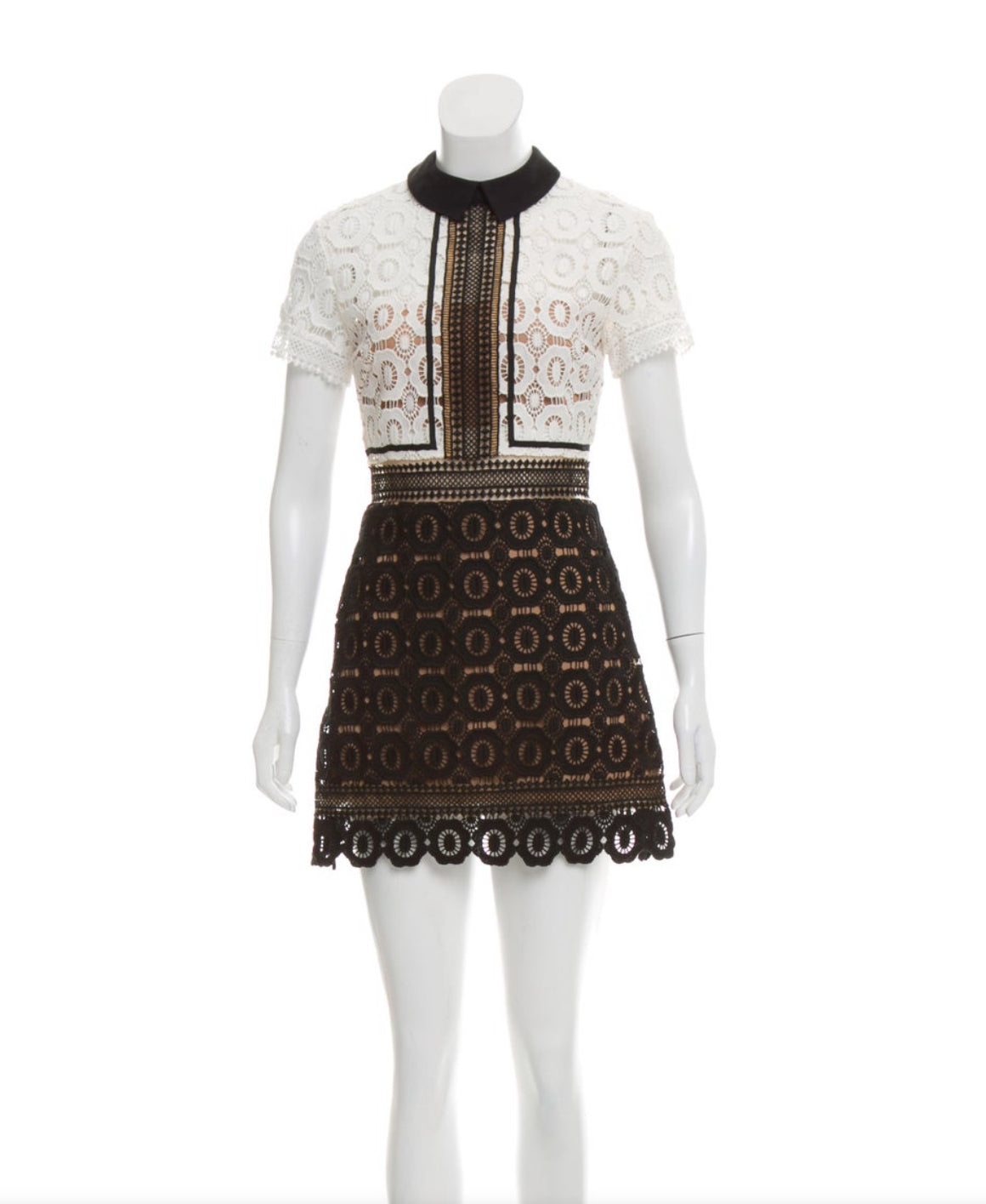 Lace Tailored A Line Dress