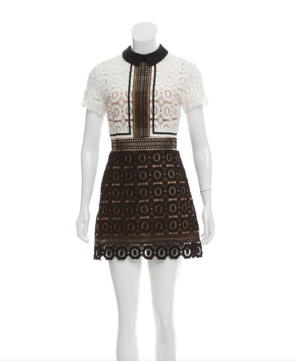 Lace Tailored A Line Dress