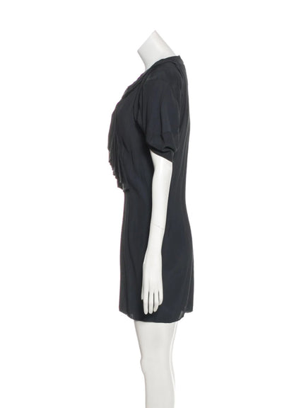 Ruffle 3/4 Sleeve Mini Dress