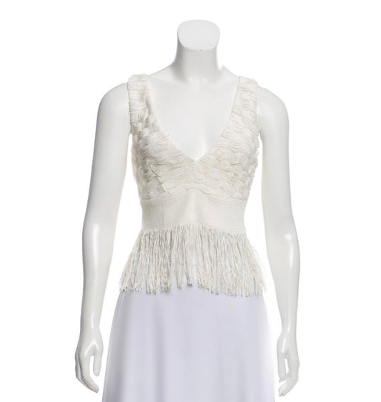 Knit Fringe Top