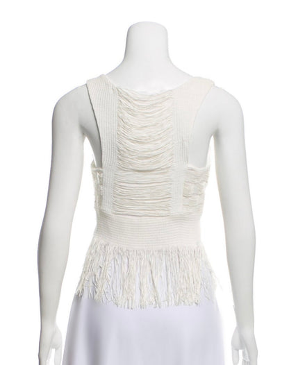 Knit Fringe Top