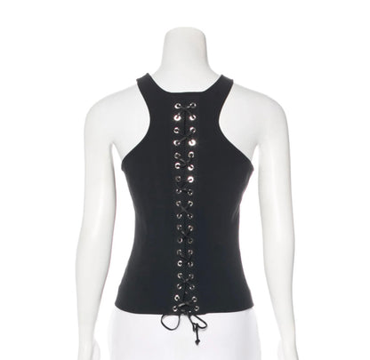 Lace Up Tank Top