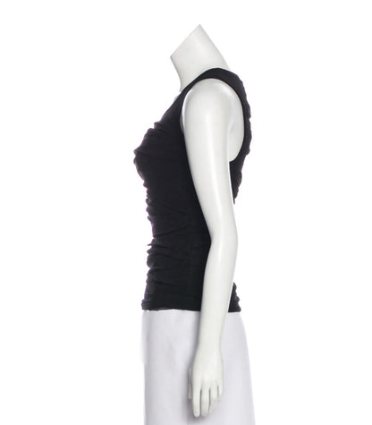 Mesh Ruched Sleeveless Top