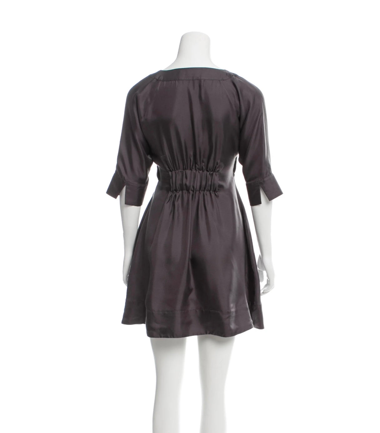 Silk Empire Waist Dress