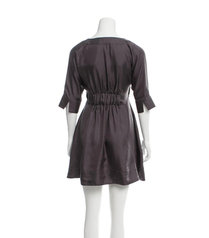 Silk Empire Waist Dress