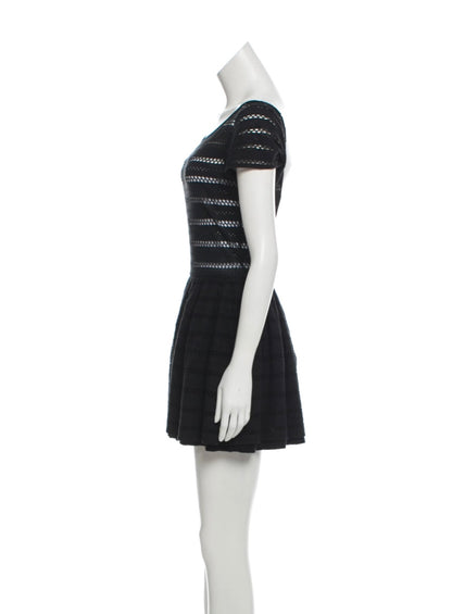 Eyelet Open Back Dress