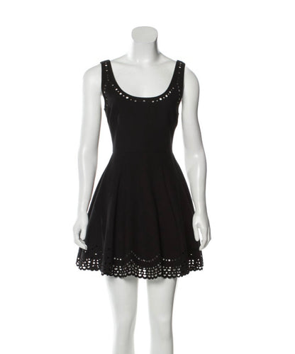 Laser Cut A-Line Dress