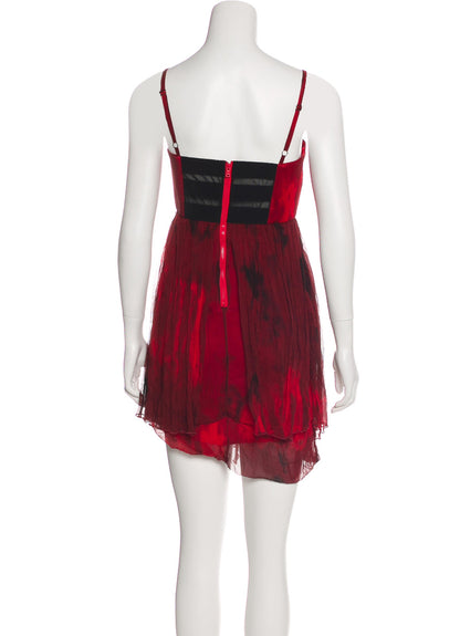 Silk Ombré Mini Dress