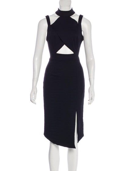 Cutout Sleeveless Midi Dress