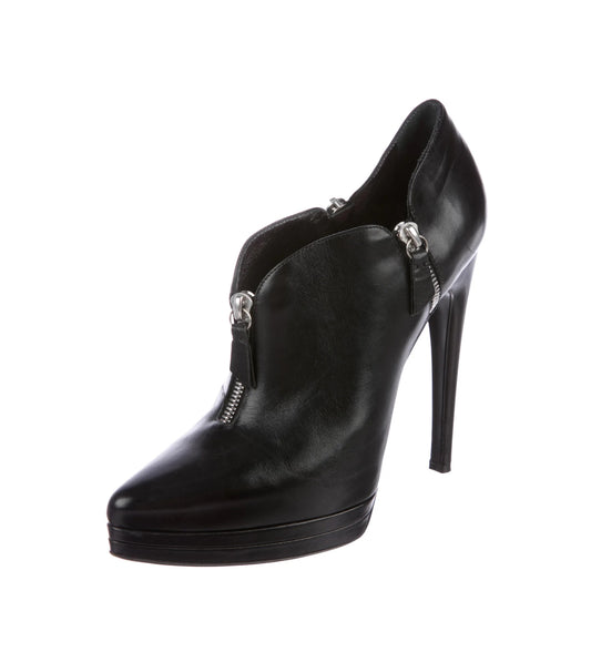 Side Zipper Ankle Booties