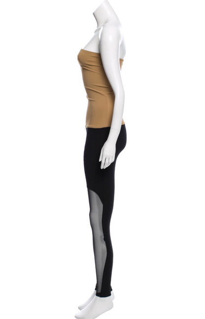 Two Tone Strapless Bodysuit