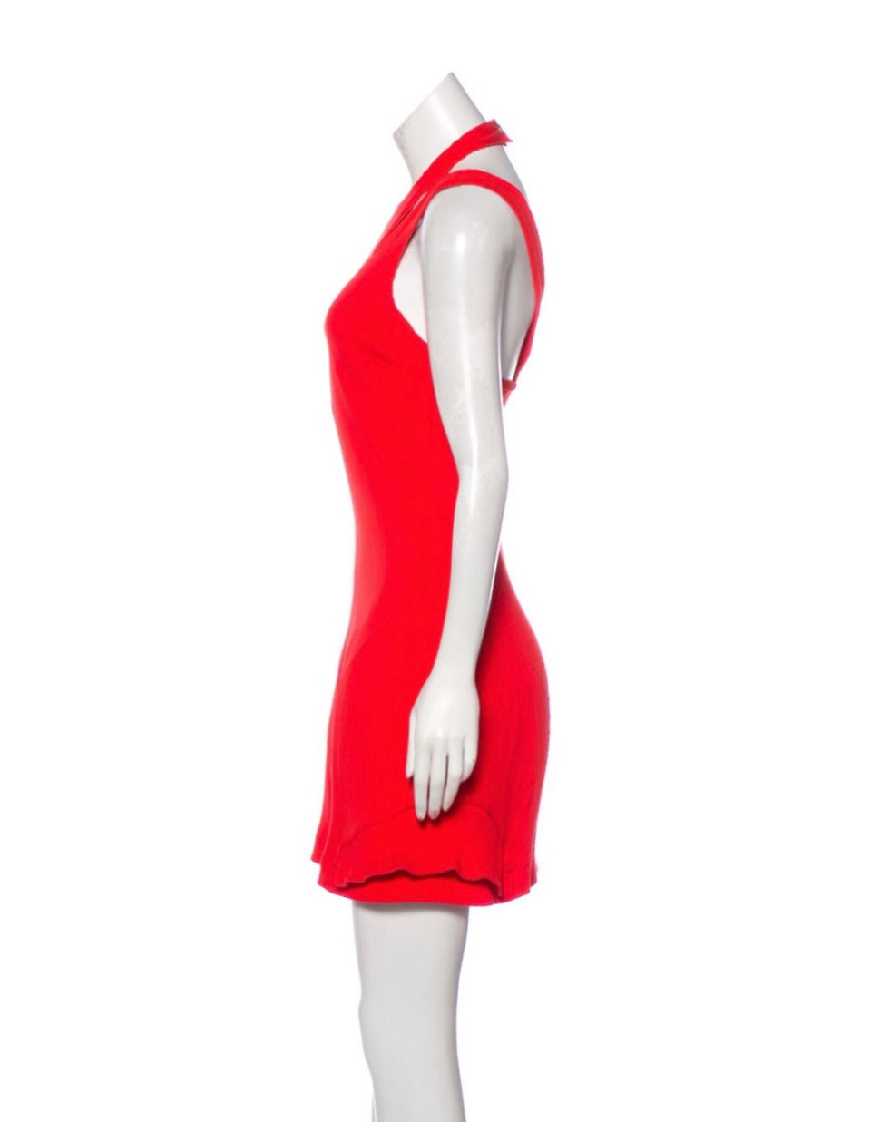 Ribbed CutOut Mini Dress